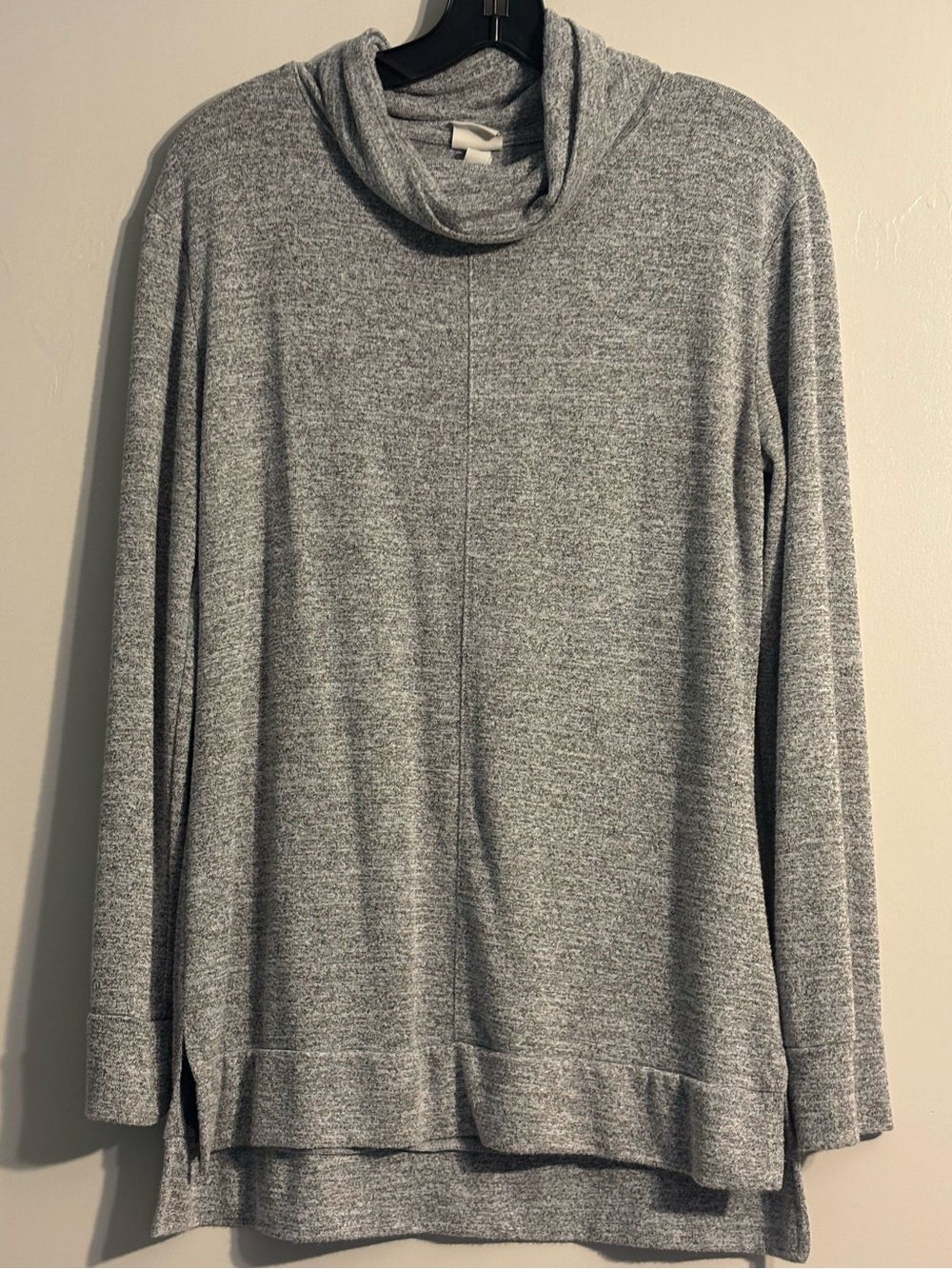 A New Day Cozy Lightweight Women's Gray Cowl Neck Sweater size S